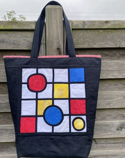 Stained Glass Window Patchwork Bag class with Janet Goddard.