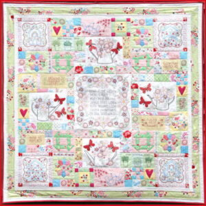 Leannes House Set of Quilt Patterns for Down in the Grden there are 10 patterns