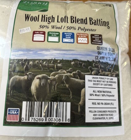 legacy Wool polyester Mix Wadding