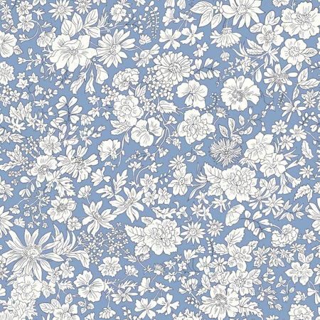 Liberty Emily Belle Evening Sky Cotton Fabric