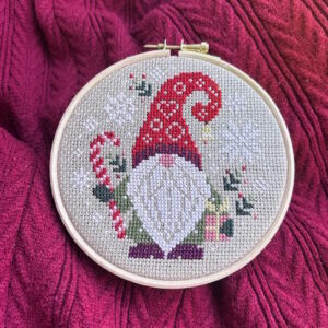 Love Poppet Christmas Gnome 14 count Cross stitch Kit