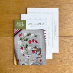 Love Poppet Life is Sweet Cross Stitch Chart