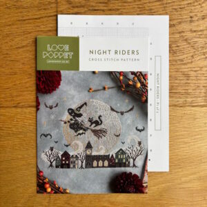 Love Poppet Night Riders Cross Stitch Pattern