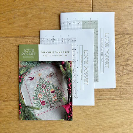 Love Poppet Oh Christmas Tree Cross Stitch Chart