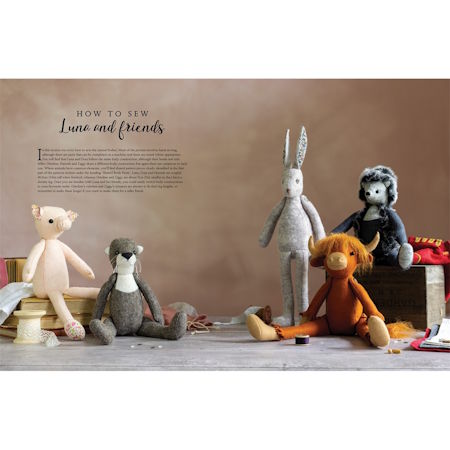 Luna Lupin and Friends A Year of Making Sewing Patterns Book by Sarah Peel - Image 2