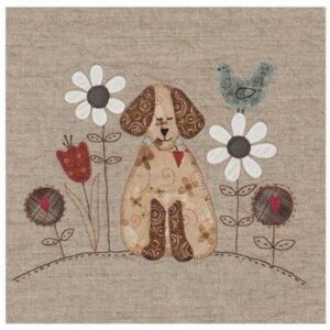 Lynette Anderson A Dogs Life Block of The Month Block One Quilt Pattern