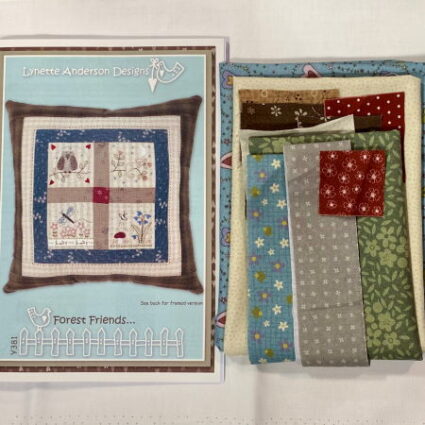 Lynette Anderson Forest Friends Cushion and fabric pack