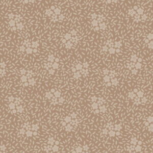 Lynette Anderson Good Boy and kitty Little leaves and flowers on a blush fabric background
