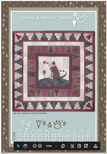 Lynette Anderson Hearts and Paws Quilt Pattern