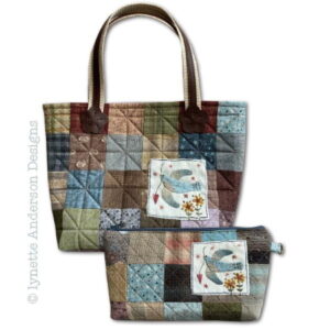 Lynette Anderson Little Bluebird Tote and Zippered Pouch Pattern