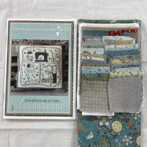 Lynette Anderson One stitch at a Time Cushion Pattern and Fabric Kit