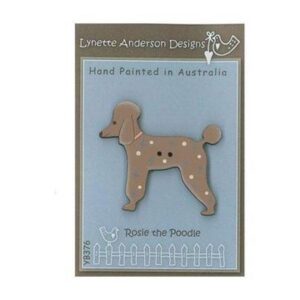 Lynette Anderson Rosie the Poodle Button