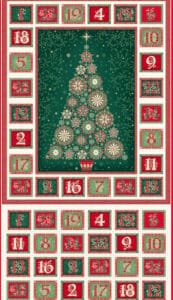 Makower Christmas Good Tidings Advent Panel
