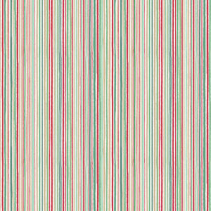 Makower Country Christmas Stripe