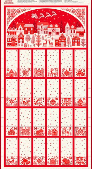 Makower Scandi Christmas Advent Calendar