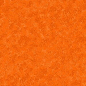 Makower Spraytime Mandarin a bright orange tone on tone design