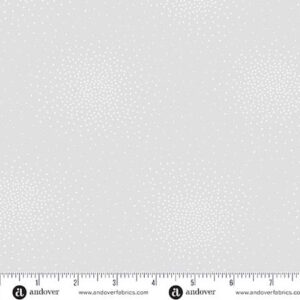 Makower Spritz Soft Grey Cotton Fabric