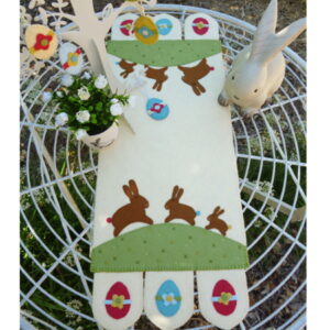 Marg Low Designs Easter Bunny Crossing Table Runner Pattern