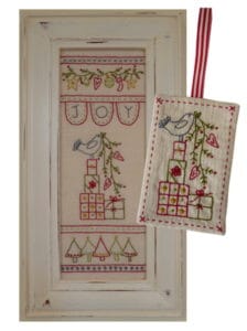 Marg Low Designs Christmas Gift of Joy Stitchery Pattern