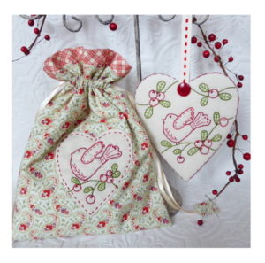 Marg Low Designs Hearts and Berries Dolly Bag and Heart Pattern