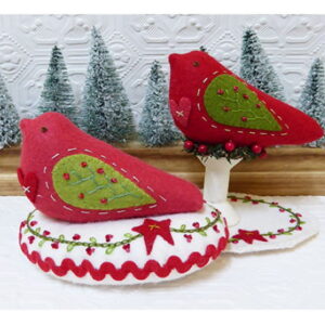 Marg Low Designs Holiday Magic Christmas Bird Ornaments Pattern