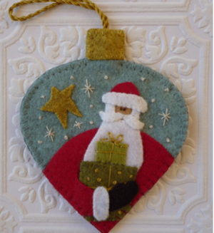 Marg Low Designs Make Merry Santa Christmas Decoration