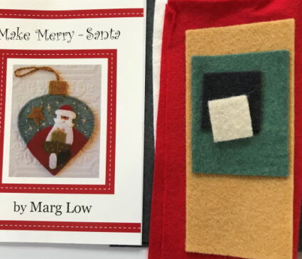 Marg Low Designs Make Merry Santa Christmas Decoration Kit