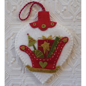 Marg Low Designs Make Merry Sleigh Christmas Decoration