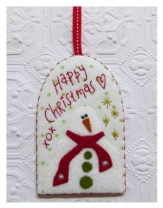 Marg Low Designs Santa and Friends Snowman Christmas Decoration