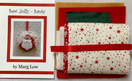 Marg Low Designs sew Jolly Santa Christmas Decoration Kit