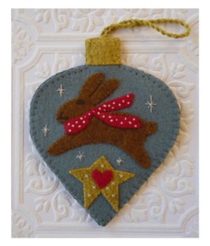 Marg Low Make Merry Bunny Christmas decoration Pattern