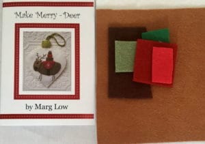 Marg Low Christmas decoration Kit Make Merry Dove