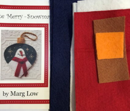 Marg Low Make Merry Snowman Christmas decoration Kit