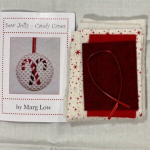 Marg Low Sew Jolly Candy Cane Christmas Decoration Kit