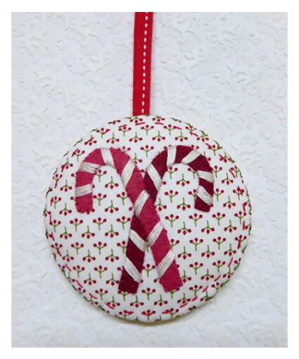 Marg Low Sew Jolly Candy Canes Christmas tree Ornament Pattern