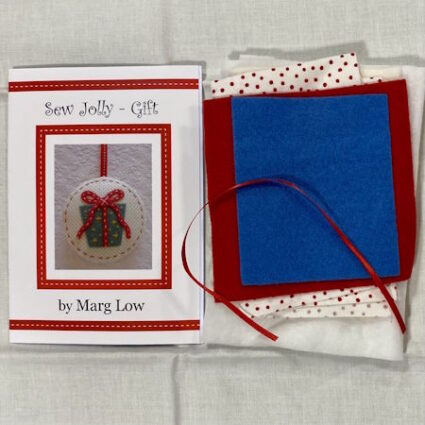 Marg Low Sew Jolly Gift Christmas Decoration Pattern and Fabric Pack