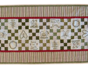 Marg Low Tis the Season Christmas Table Runner Pattern