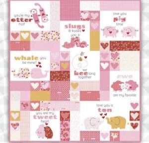 Meags and Me Be Mine Novelty Applique Quilt Pattern