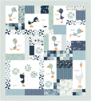 Meags and Me Duck Duck Goose Block of the Month Quilt Pattern