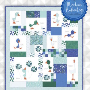 Meags and Me Duck Duck Goose Machine Embroidery Pattern Set