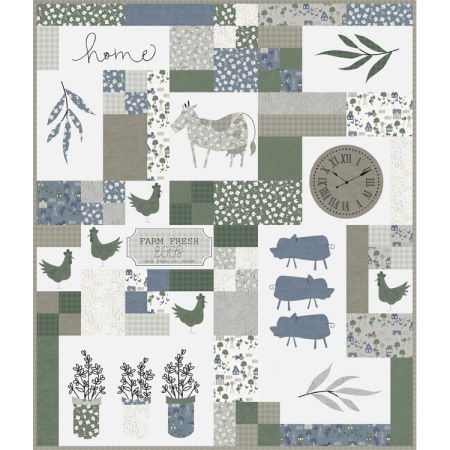 Meags and Me Farmhouse Applique Novelty Quilt Pattern