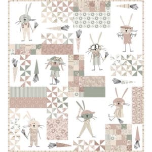 Meags and Me Funny Bunny Applique Quilt Pattern