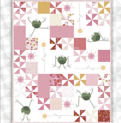 Meags and Me Leap Year Frog Applique Quilt Pattern