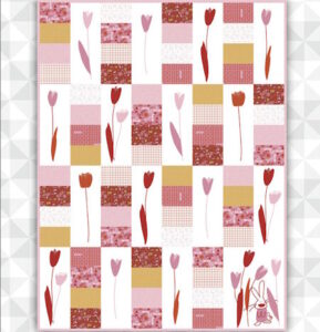Meags and Me Through the Tulips Applique Quilt Pattern
