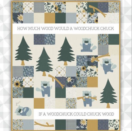 Meags and Me Woodchuck Chuck Applique Quilt Pattern
