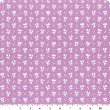 Moda 30's Playtime Daisy Lilac Lilac by Linzee McCray