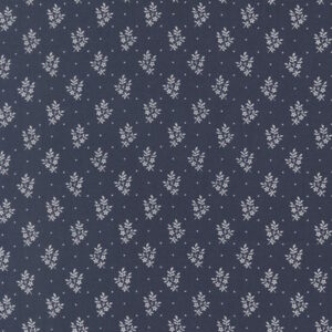 Moda American Gatherings III Blue Flower Sprig Cotton Fabric for Moda