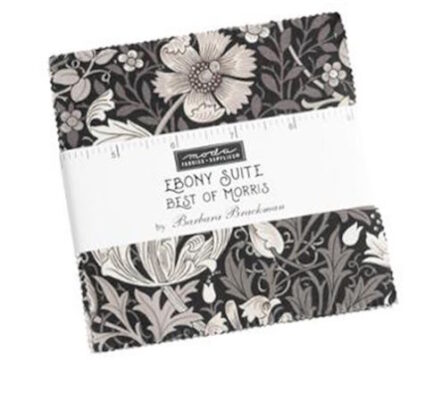 Moda Best of Morris Ebony Suite Charm Pack by Barbara Brackman