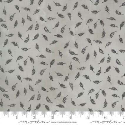 Moda Botanicals leaf Vintage Grey by Janet Clare