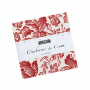 Moda Cranberries and Cream Charm Pack by 3 Sisters